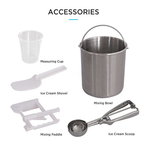 Auramix GelatoForge 1.6L Compressor Ice Cream Maker