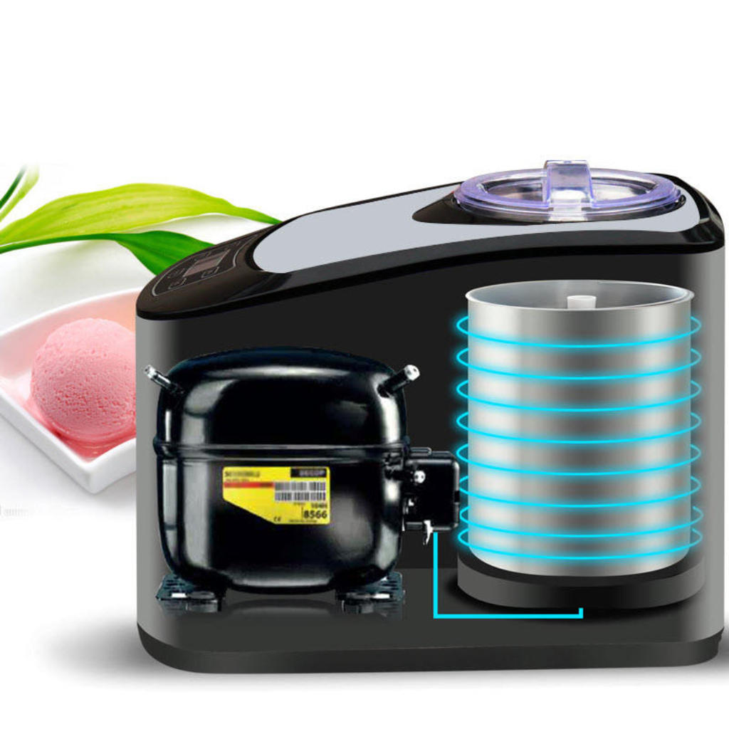 PolarChurn S9 LCD Compressor Ice Cream Maker