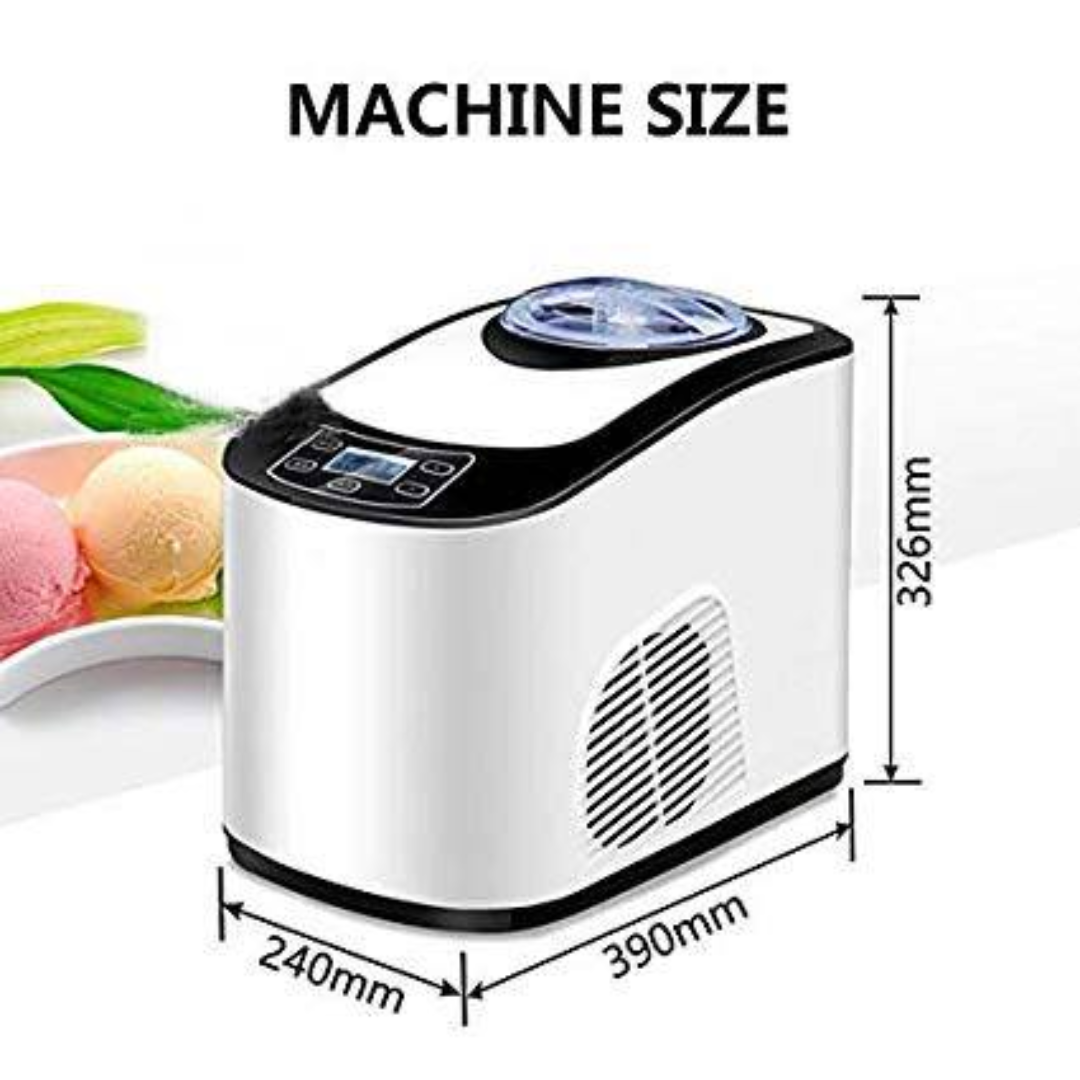 PolarChurn S9 LCD Compressor Ice Cream Maker